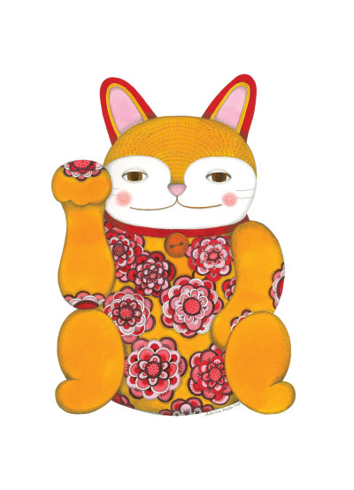 MANEKI-NEKO AMARILLO