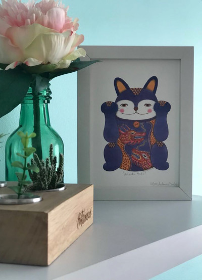 MANEKI- NEKO VIOLETA