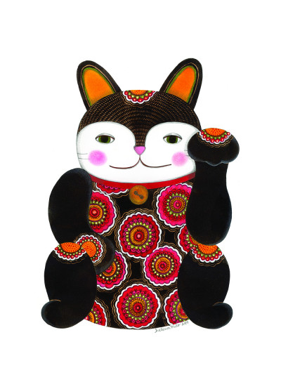 MANEKI-NEKO NEGRO