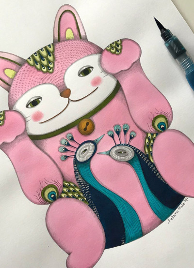 MANEKI-NEKO ROSA