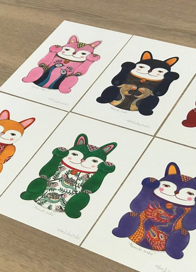 MANEKI- NEKO VERDE