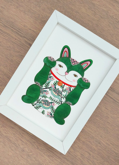 MANEKI- NEKO VERDE