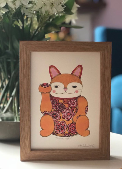MANEKI- NEKO AMARILLO
